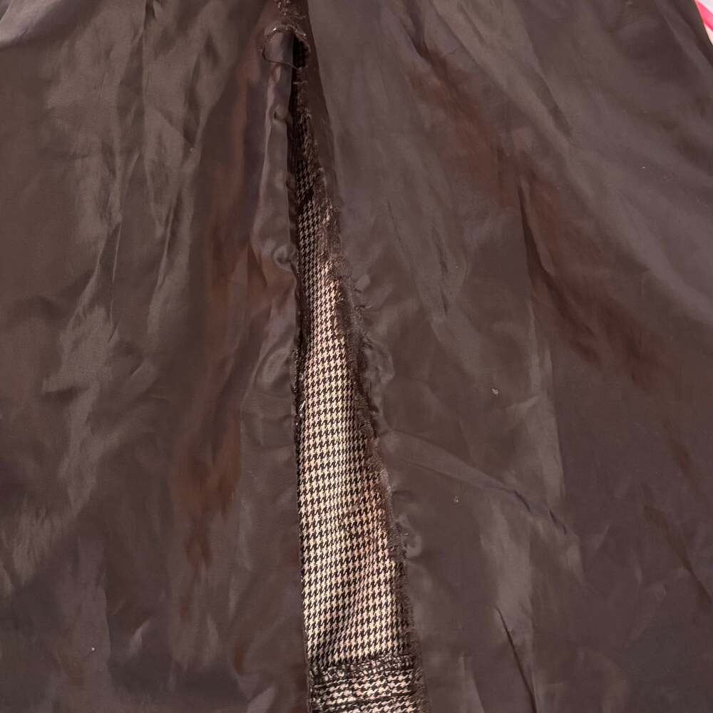 Houndstooth Pattern Tiered Ruffle Mini Skirt 14 - image 3